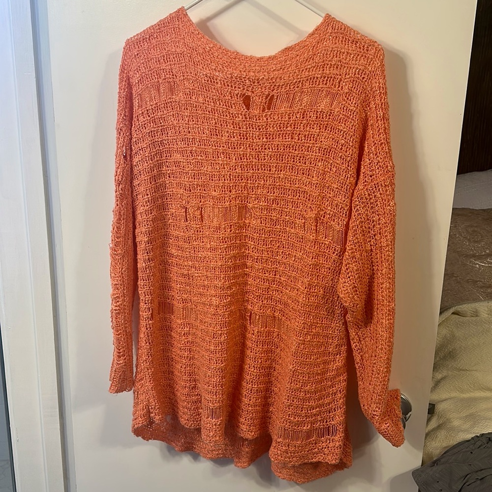 In Style Coral Sweater